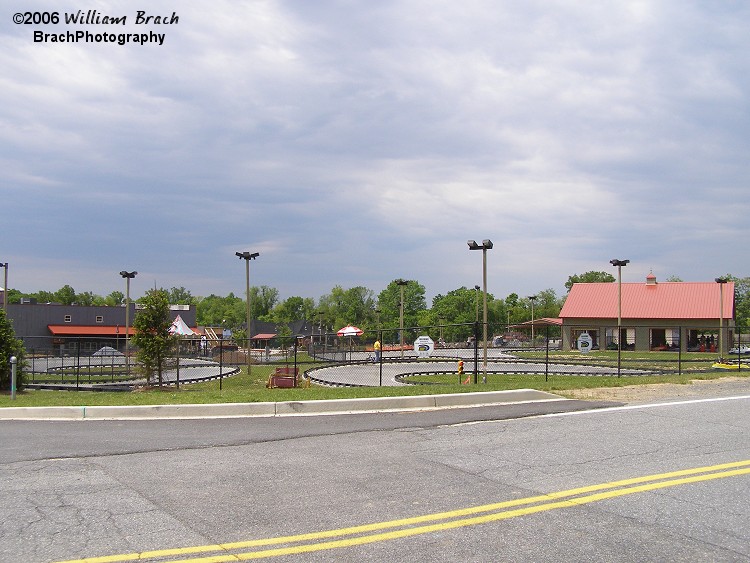 View of the park from the road before Wildcat was built.