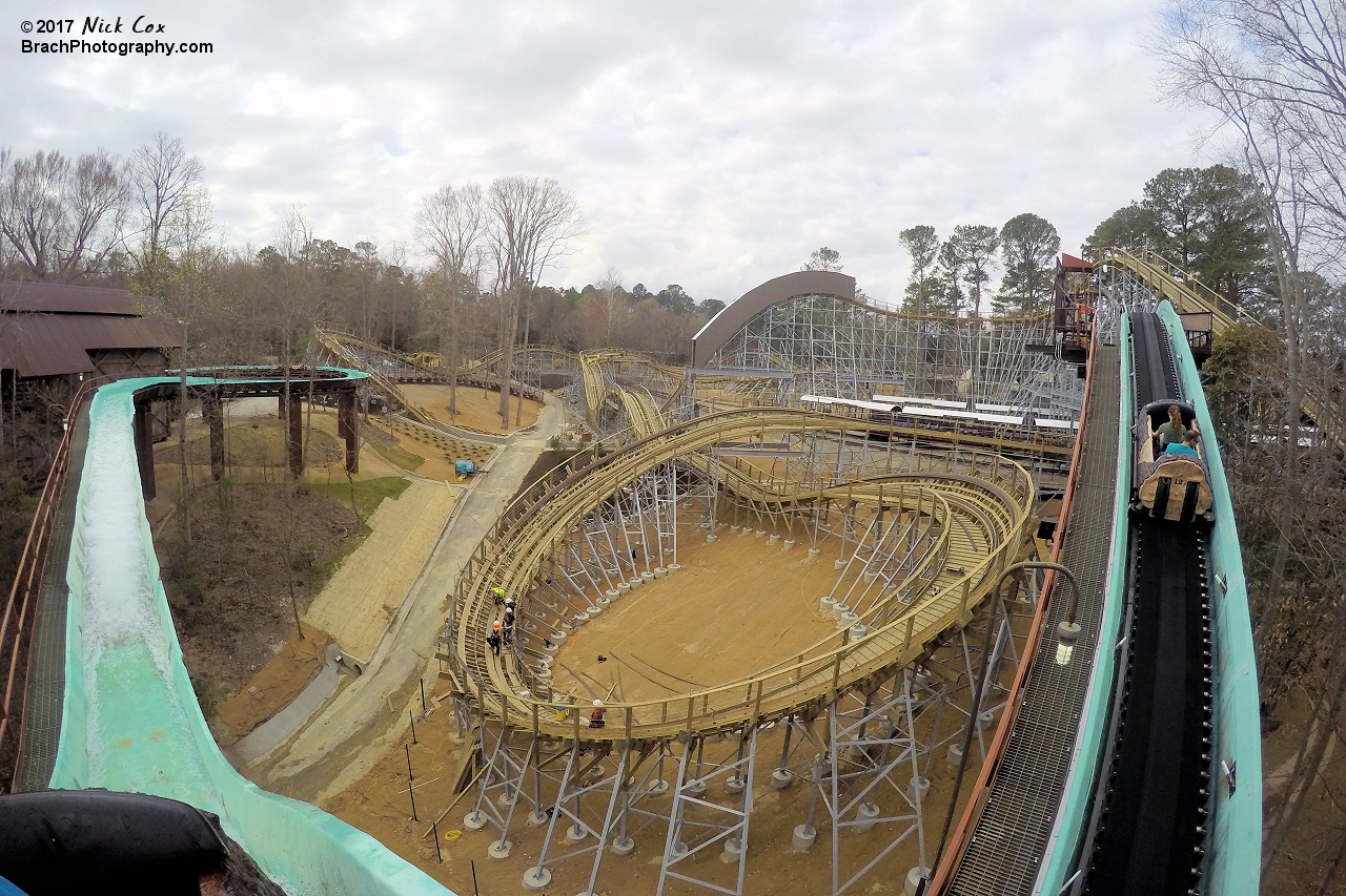 InvadR as seen from the Log Flume.