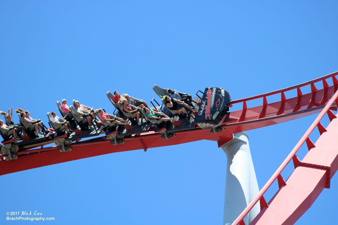 The twisted first airtime hill.