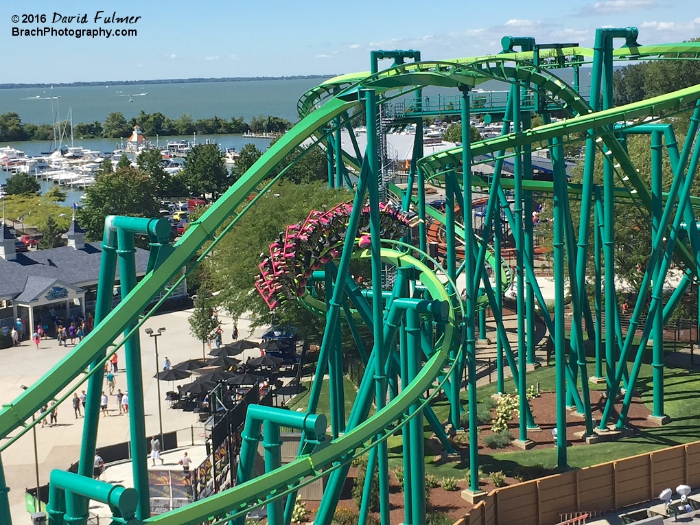 View of Raptor from the SkyRide. (frame 1 of 3)