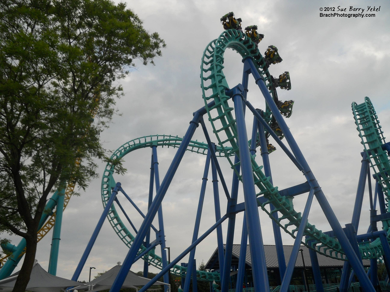 Stinger train passing through the cobra roll element.