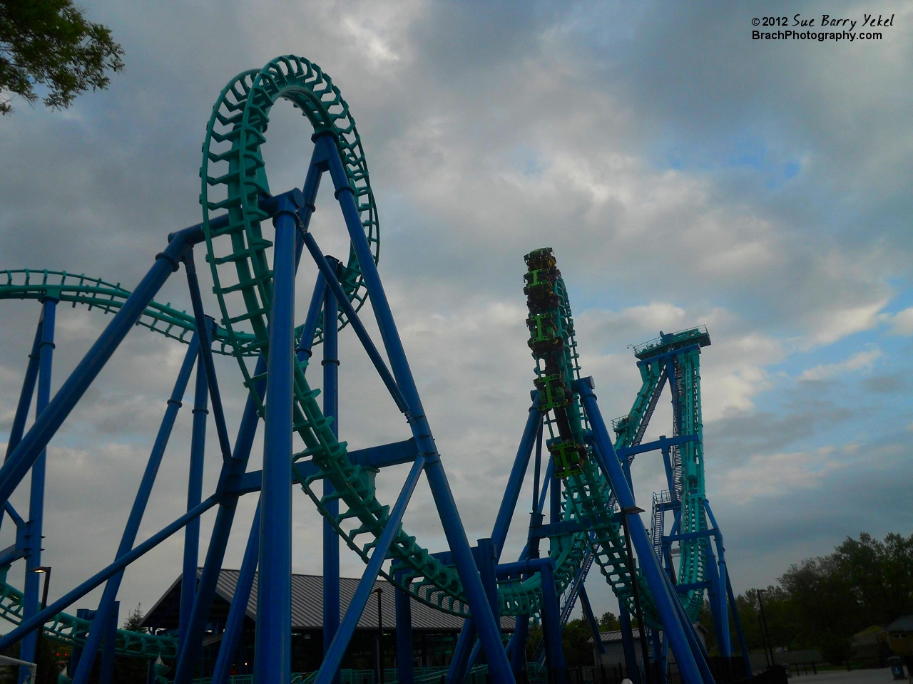 Train in the vertical loop.