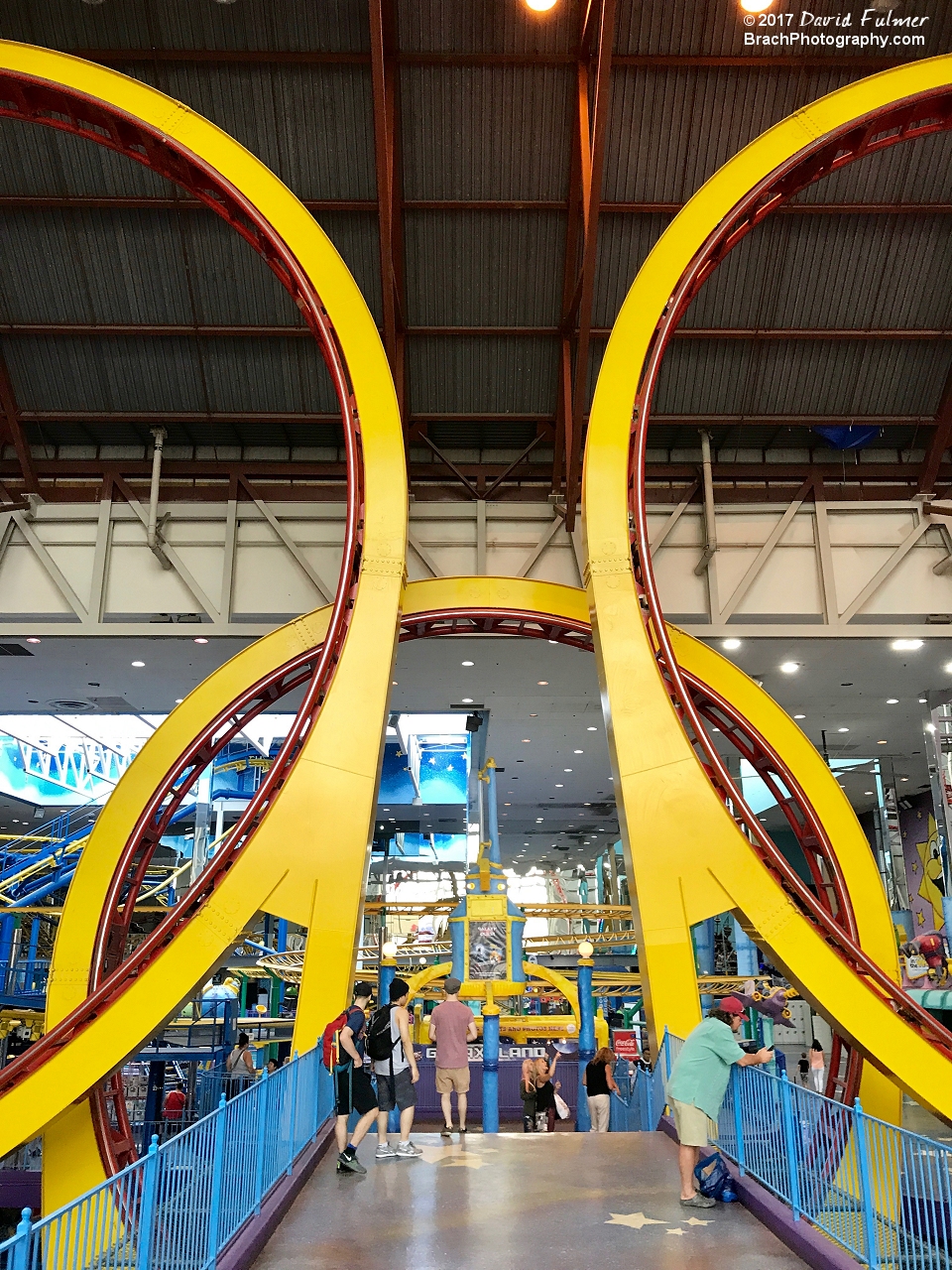 Vertical Loops with the walkway.