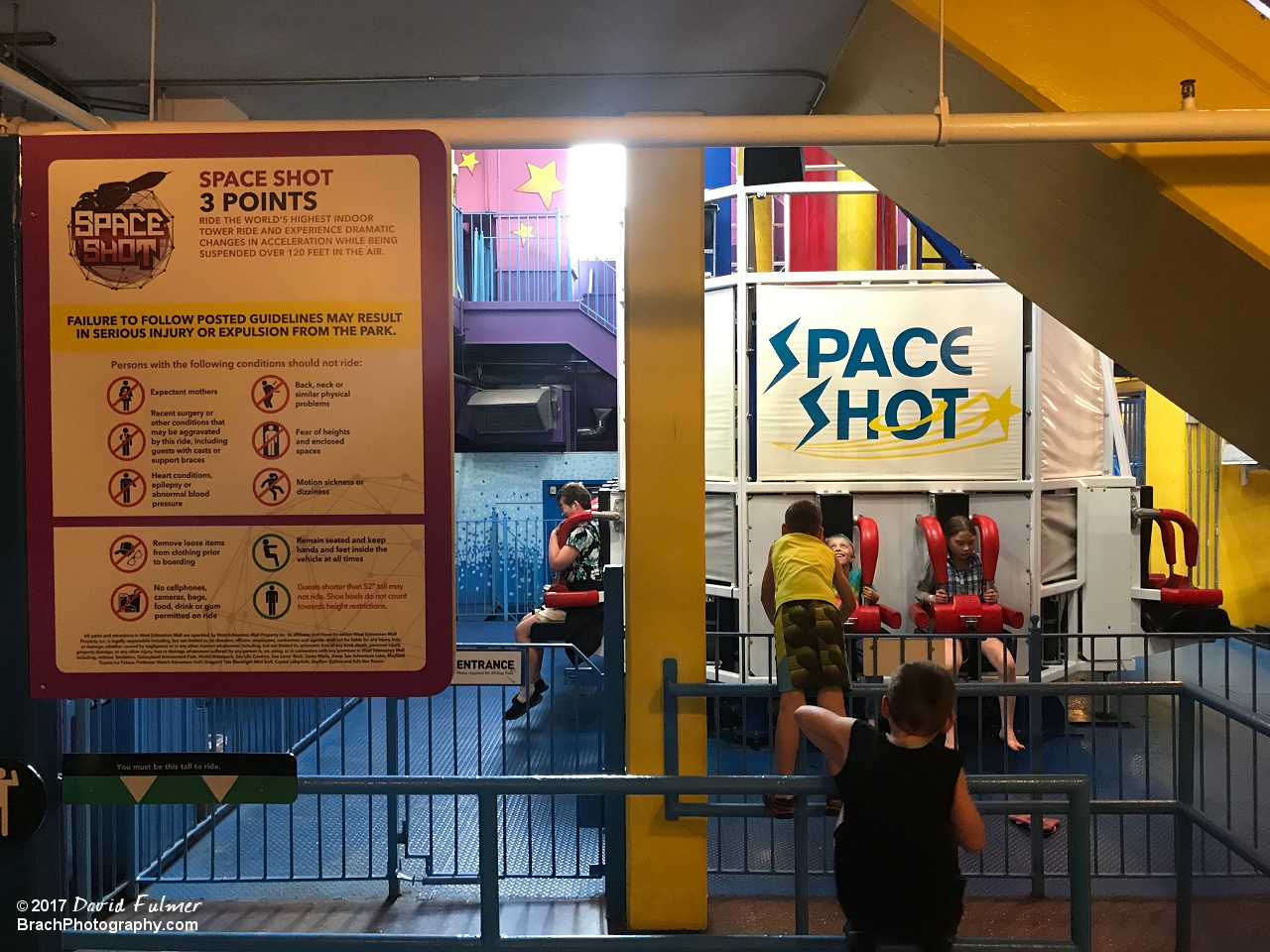 Space Shot loading up for another cycle!