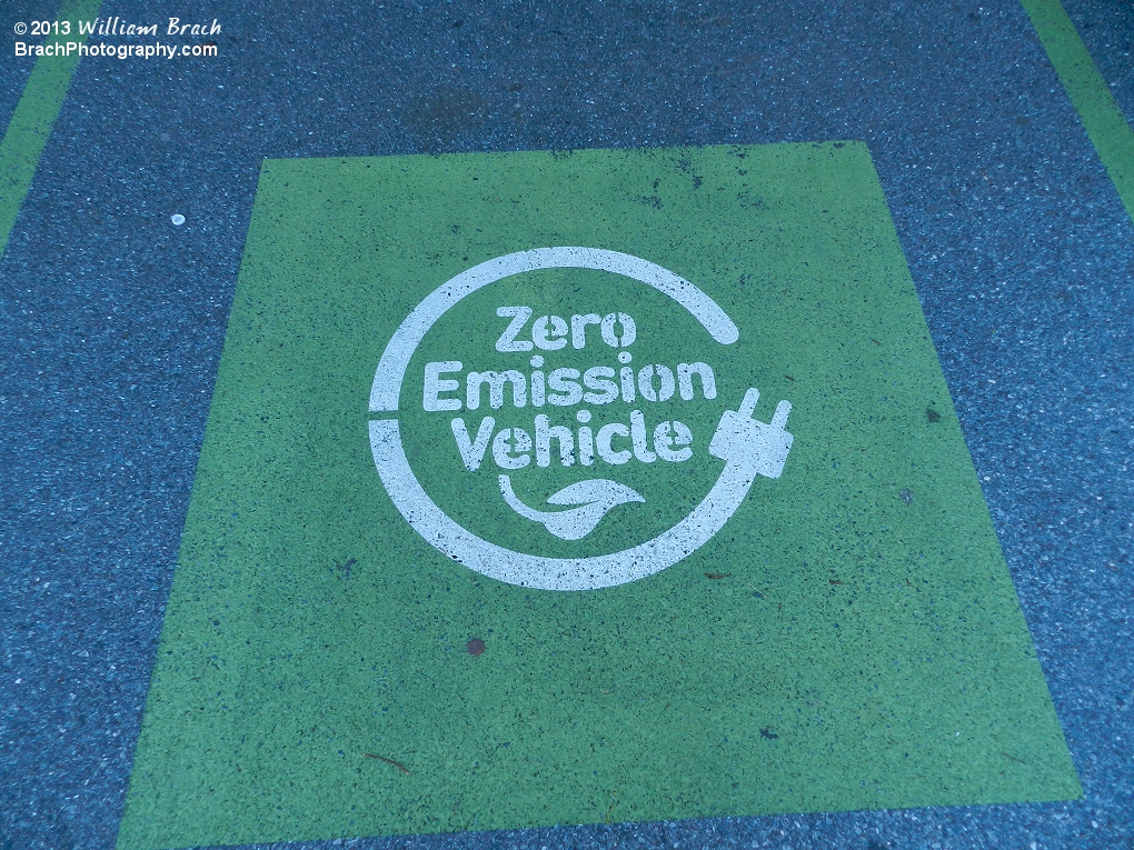 Electric Cars are a thing now and Chocolate World has a charging station for them in their parking lot.