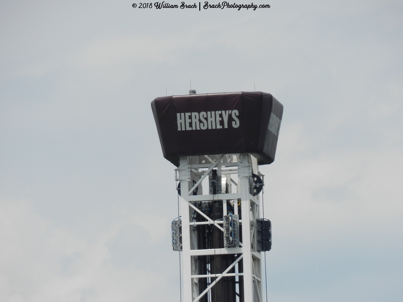 Top cap of the Hershey Tower.