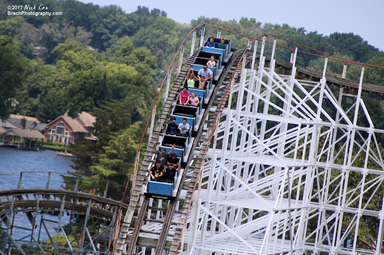 The first drop.