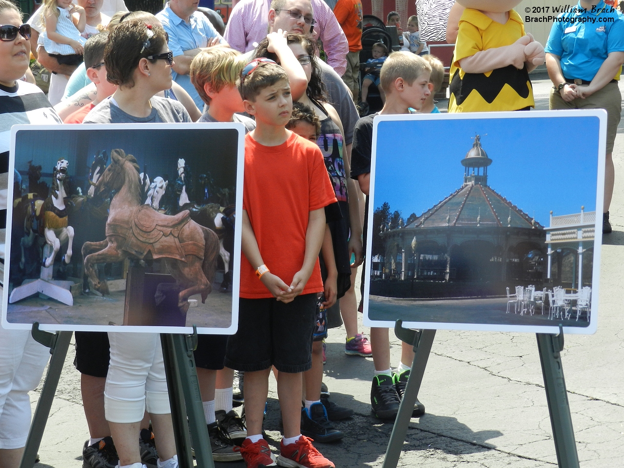 Kings Dominion's Carousel through the years.