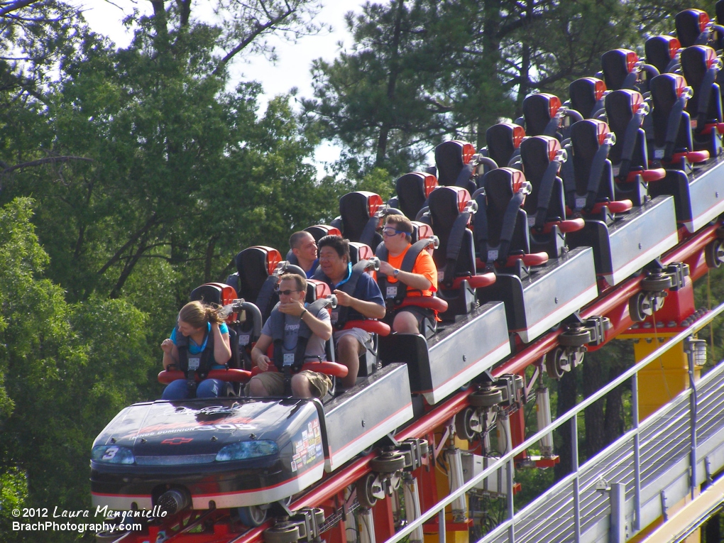 I-305 train in the brake run.