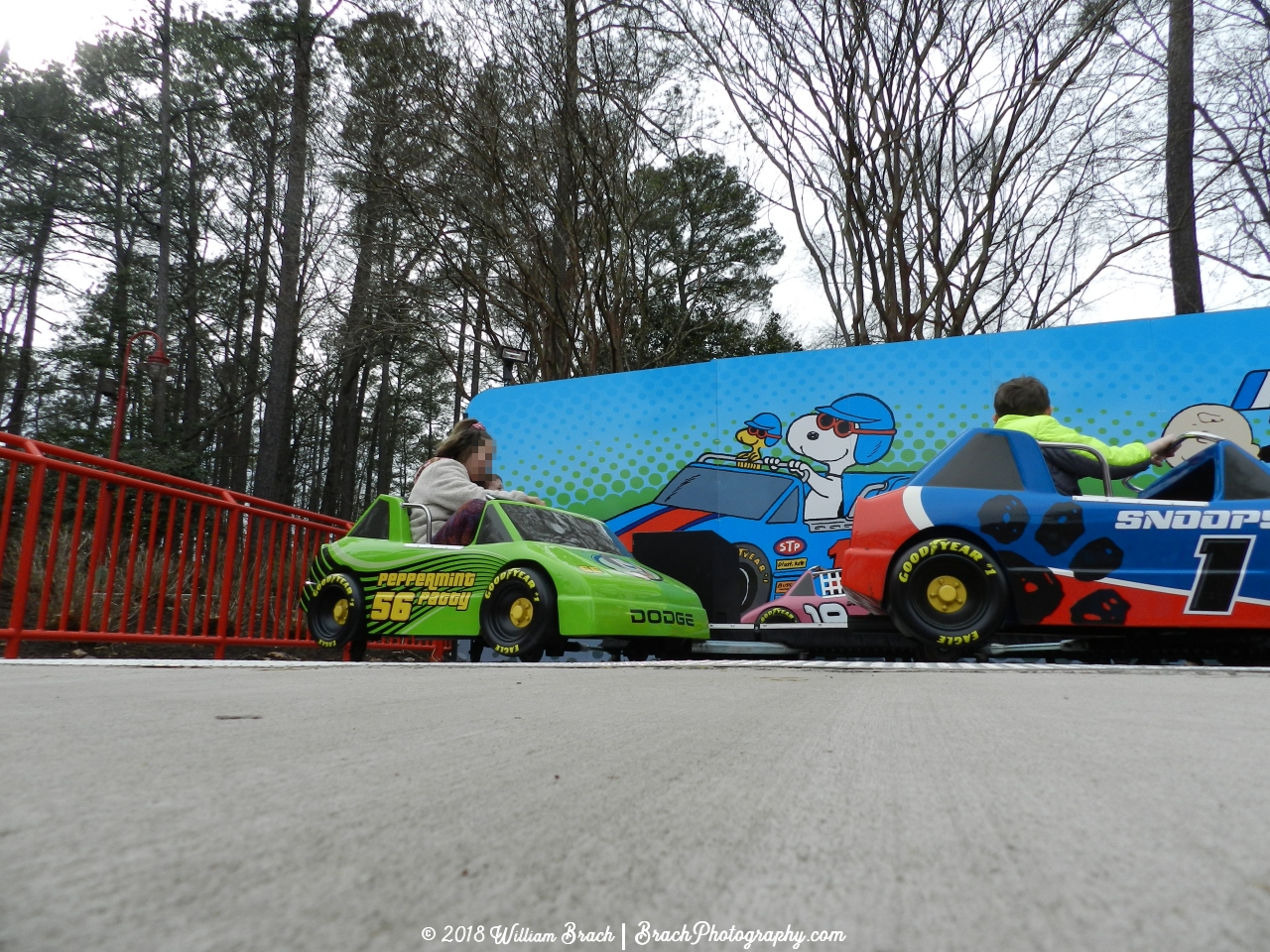 Peanuts 500 ride in action!