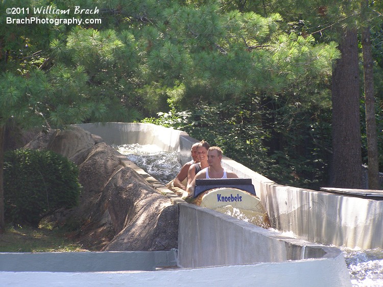 Flume riders enjoying their ride.