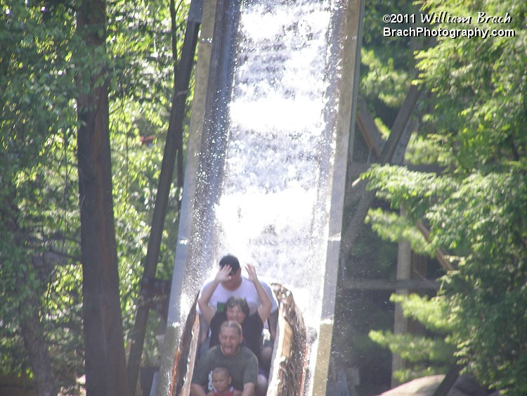 Final drop on Flume!