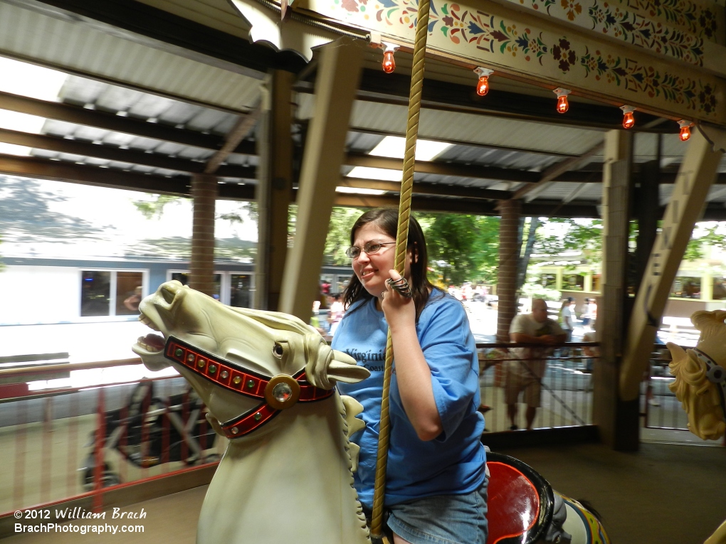 Check out Laura's finger - lots of rings on it!