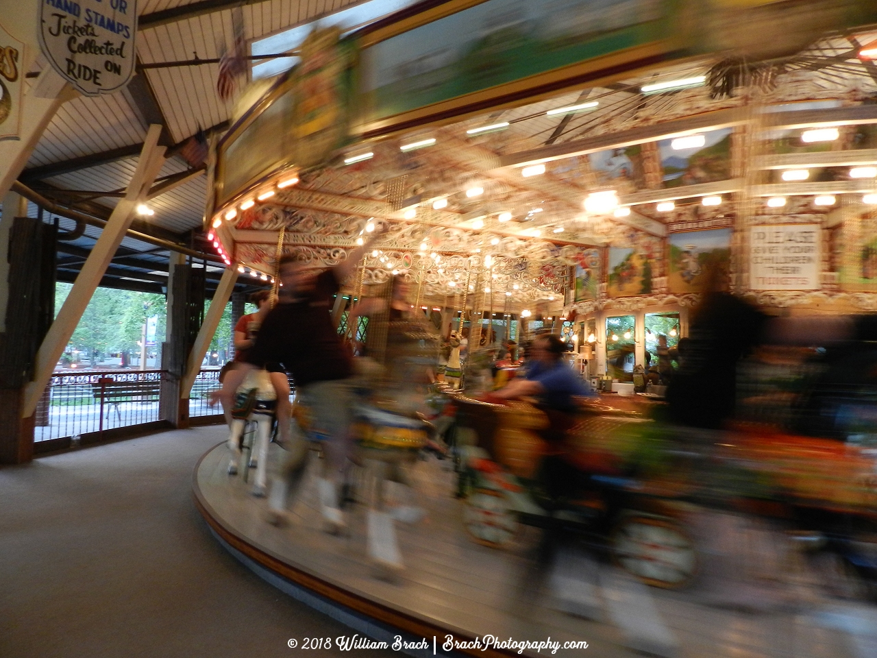This carousel is by far, of the best, if not THE BEST carousel I've ever been on in my life.  Why you ask?  The Rings.