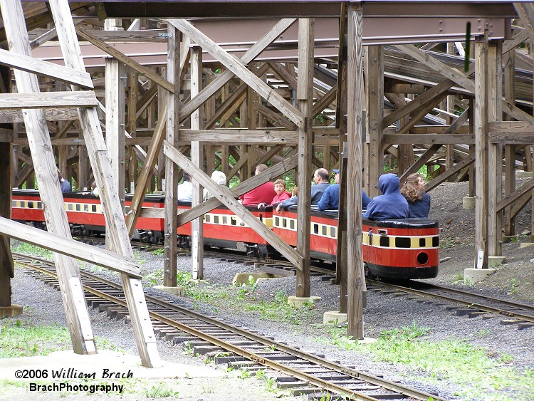 Pioneer Train goes through the structure of Twister.