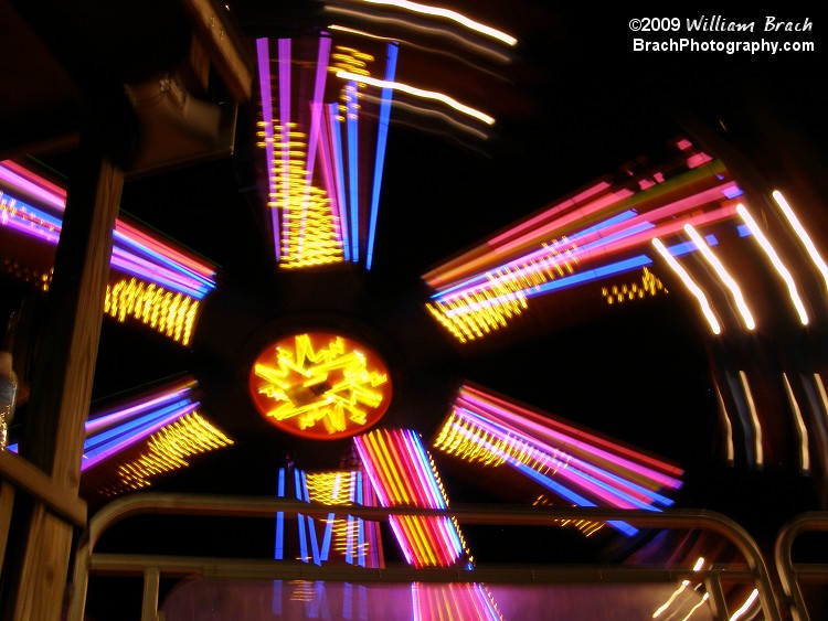 Power Surge in motion at night.
