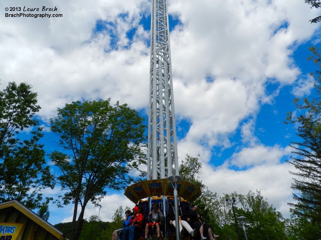 Time to go up the tower.