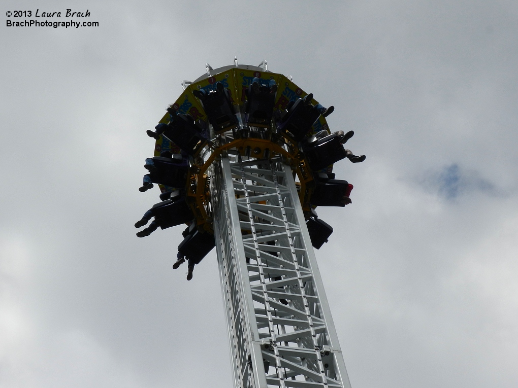 Riders waiting to drop!