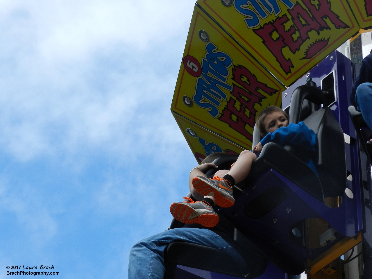 Going up StratosFear.