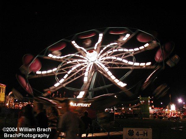 Traditional Paratrooper ride at the fair!
