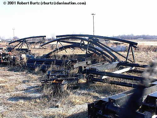 Shuttle loop coaster from Riverside Park (now Six Flags New England) named Black Widow was sent to Old Indiana Fun Park.