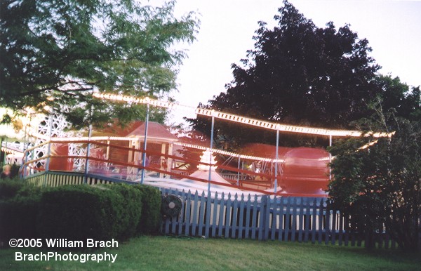At dusk.