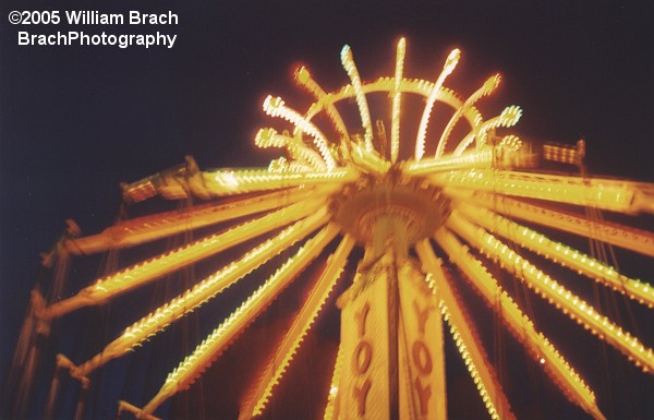 At night.