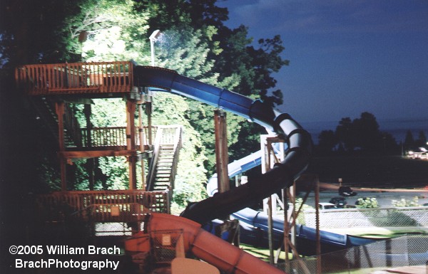 Water slide in the Soak Zone section of the park.