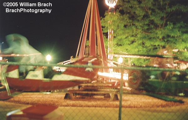 The Barnstormers at night.
