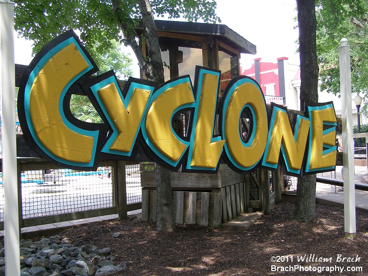 Cyclone has a very well crafted sign.