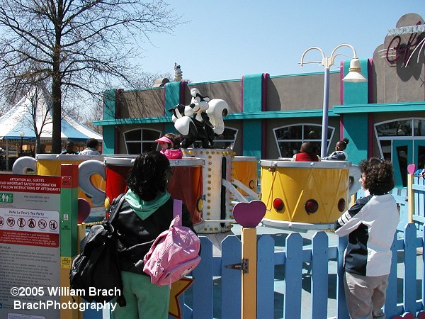 PePe Le Pew's Tea Party - kiddie tea cups.