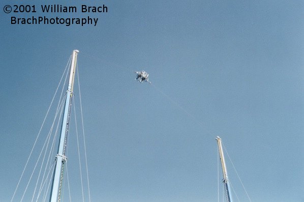 Two more riders launched into the sky. 
