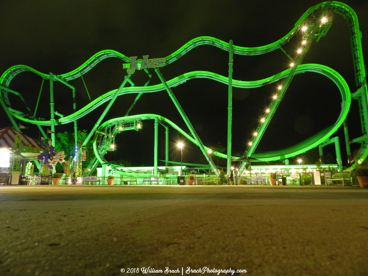 The Joker is BEAUTIFUL at night!