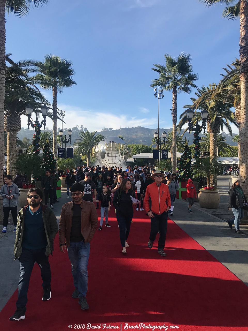 Entrance area to Universal Studios Hollywood.
